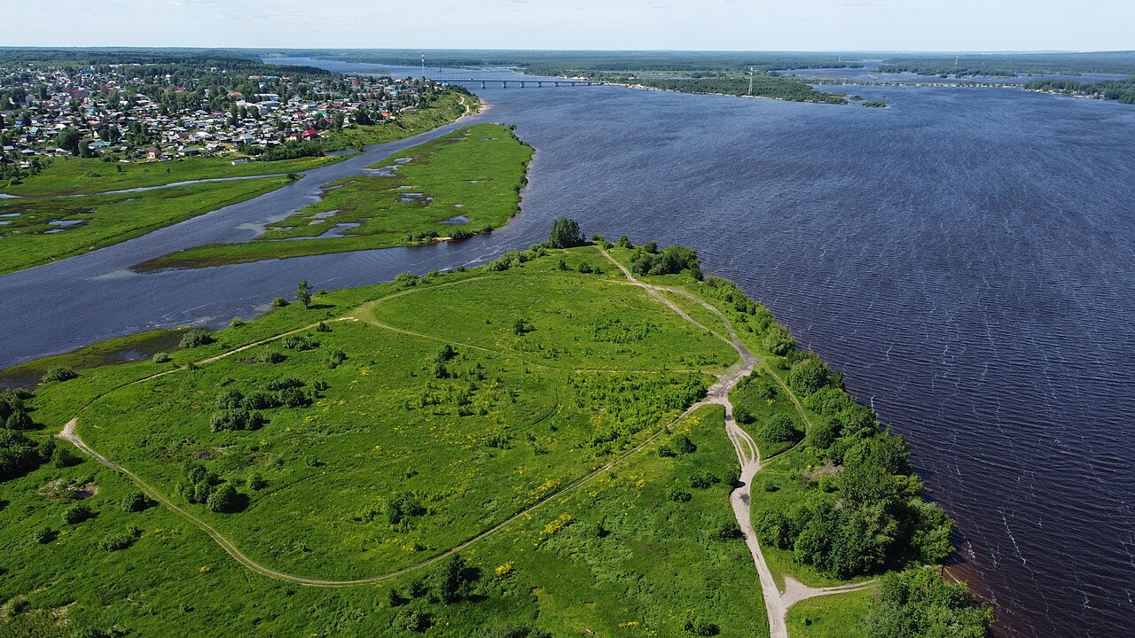 Усолье и река Кама, Пермский край